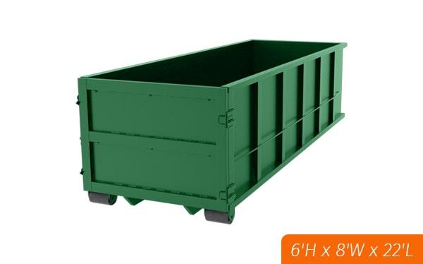 most companies offer the option to rent multiple thirty yard dumpsters if needed